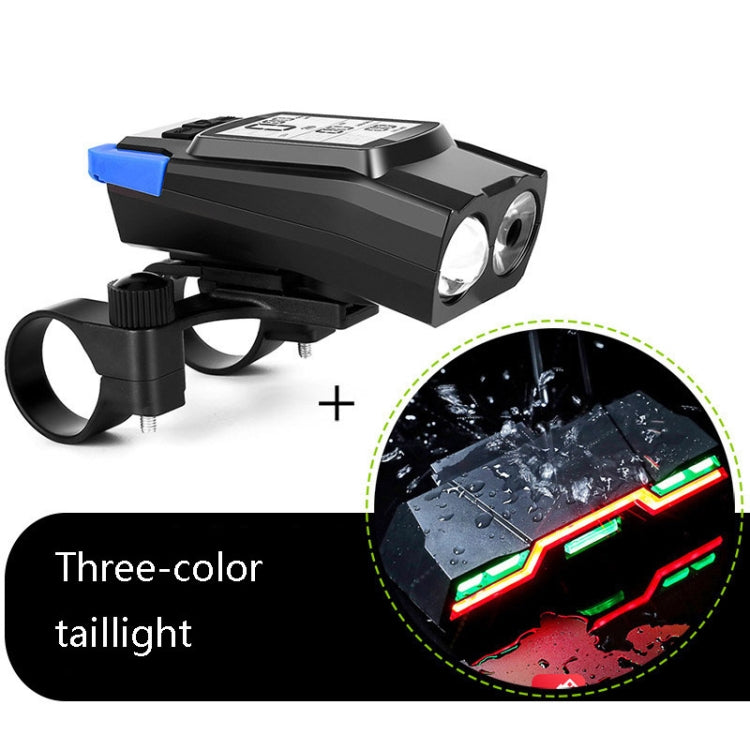 Skorter | 3 In 1 Wireless Bicycle Code Meter Lamp Strong Light Front Light, Colour: Blue Upgrade Floating + Tail Light