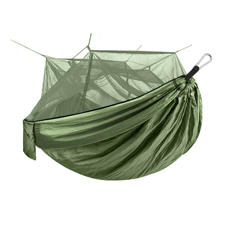 Skorter | Encryption Mosquito Net Hammock Outdoor Camping Anti-Mosquito Net Gauze Hammock, Size: 260x140cm(Army Green)