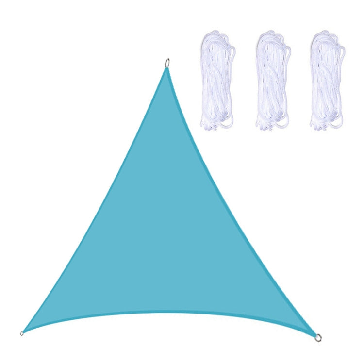 Skorter | Triangle Outdoor Garden Sunshade Sail Waterproof Anti-UV Canopy, Size: 4.5m x 4.5m x 4.5m(Lake Blue)