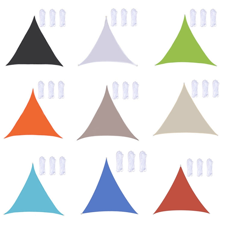 Skorter | Triangle Outdoor Garden Sunshade Sail Waterproof Anti-UV Canopy, Size: 4.5m x 4.5m x 4.5m(Lake Blue)