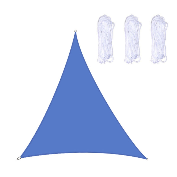 Skorter | Triangle Outdoor Garden Sunshade Sail Waterproof Anti-UV Canopy, Size: 5m x 5m x 5m(Royal Blue)