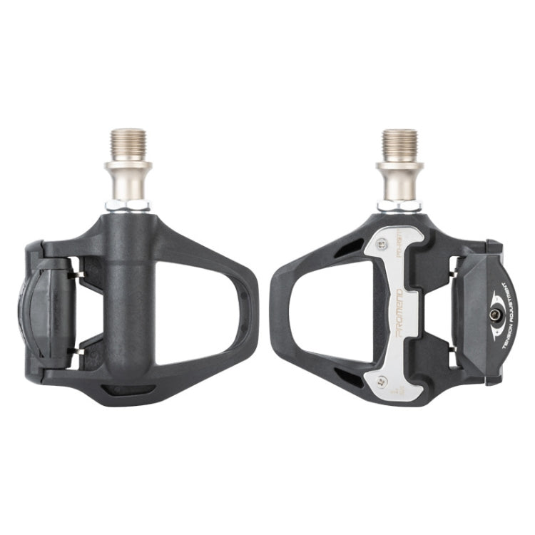 Skorter | 1 Pair PROMEND PD-R97P Bicycle Self-Locking Pedal Road Bike Nylon Lock Pedal SPD System Cassette Palin Pedal(Black)