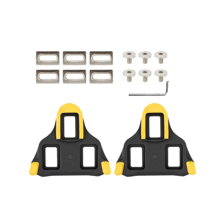 Skorter | 1 Pair PROMEND PD-R97P Bicycle Self-Locking Pedal Road Bike Nylon Lock Pedal SPD System Cassette Palin Pedal(Black)
