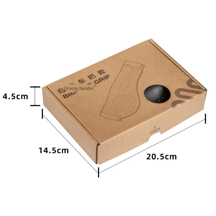Skorter | 1 Pair PROMEND GR-502H Bicycle Mountain Bike Folding Bike Locking Ergonomic Meat Ball Gloves(Brown)