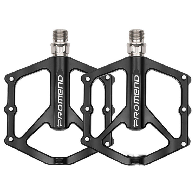 Skorter | 1 Pair PROMEND PD-M46 Bicycle Pedal Aluminum Alloy CNC Bearing Palin Pedal(Black)