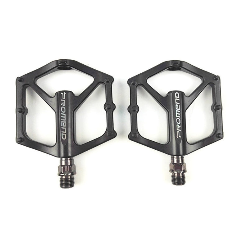 Skorter | 1 Pair PROMEND PD-M46 Bicycle Pedal Aluminum Alloy CNC Bearing Palin Pedal(Black)