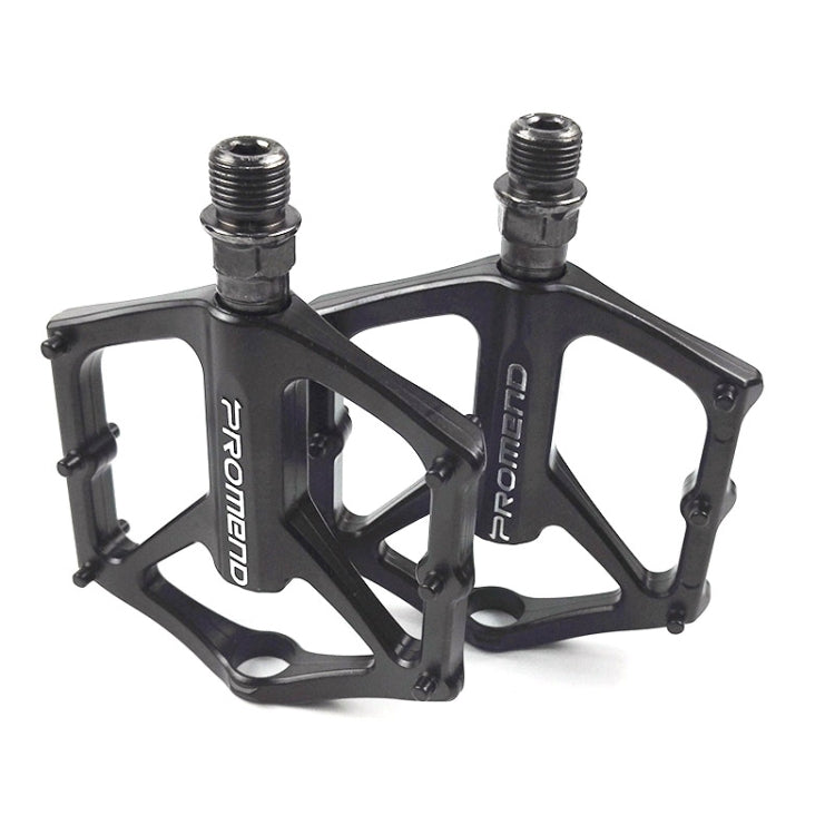 Skorter | 1 Pair PROMEND PD-M46 Bicycle Pedal Aluminum Alloy CNC Bearing Palin Pedal(Black)