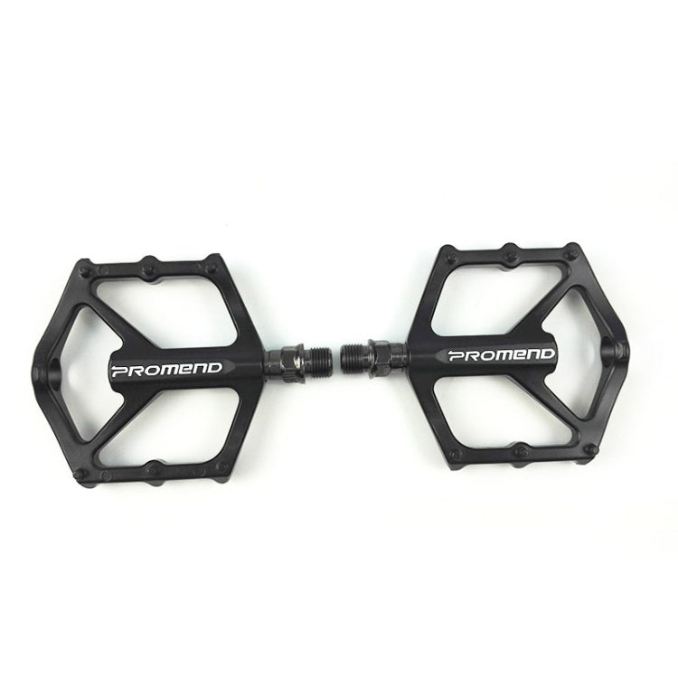 Skorter | 1 Pair PROMEND PD-M46 Bicycle Pedal Aluminum Alloy CNC Bearing Palin Pedal(Black)