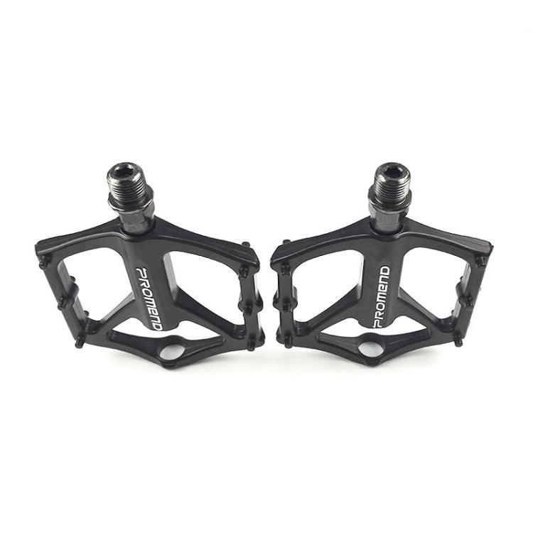 Skorter | 1 Pair PROMEND PD-M46 Bicycle Pedal Aluminum Alloy CNC Bearing Palin Pedal(Black)
