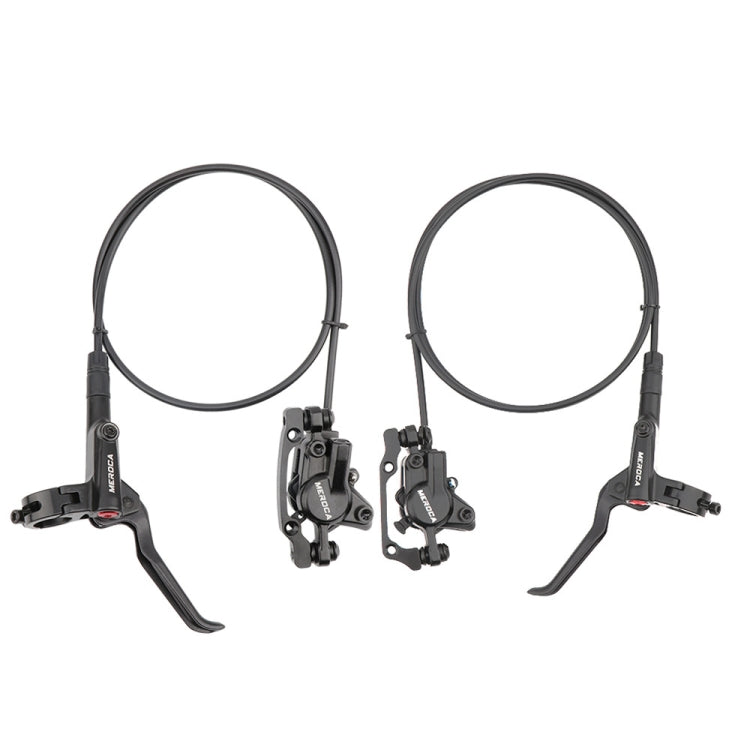Skorter | Meroca M800 Bicycle Brake Mountain Bike Universal Bilateral Brake Oil Pressure Disc Brake, Style: Left Back 1400mm + Disc Brake