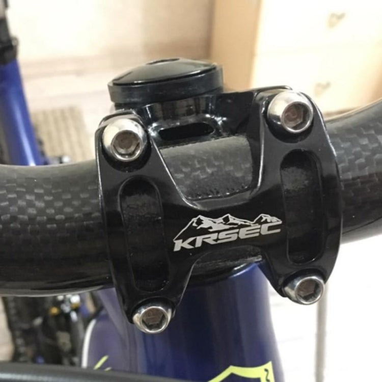 Skorter | KRSEC CNC Ultra Light Short-Handed Mountain Bike Aluminum Alloy 50mm Riser, Colour: Full Black