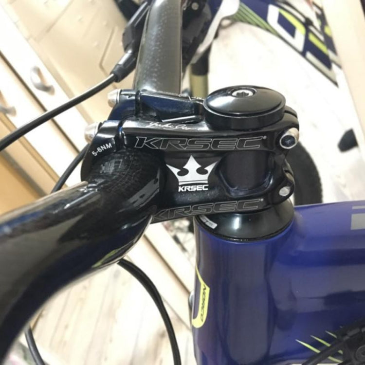 Skorter | KRSEC CNC Ultra Light Short-Handed Mountain Bike Aluminum Alloy 50mm Riser, Colour: Full Black