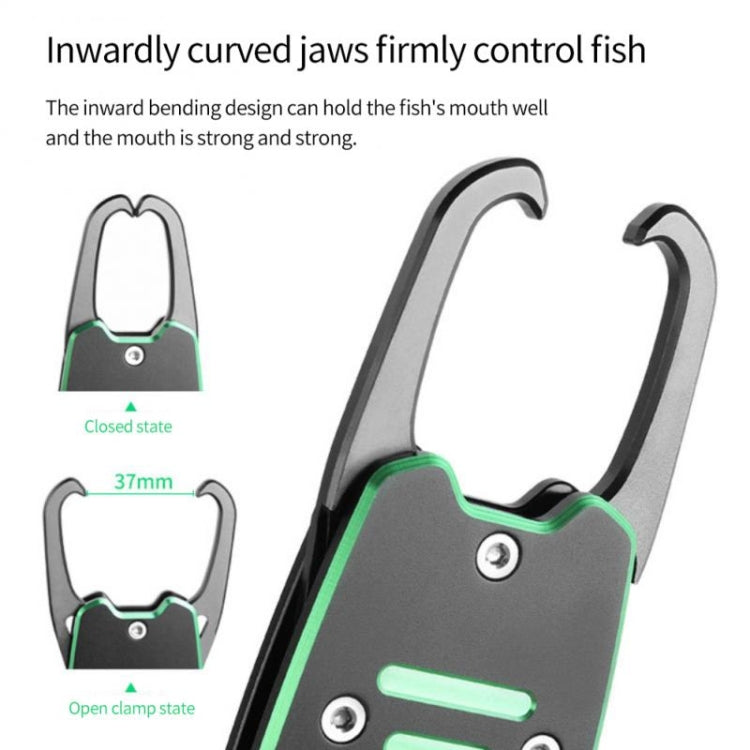 Skorter | Multifunctional Fish Control Device Aluminum Alloy Lengthened Road Sub Pliers(With Scale Fish Control Device (Grass Green))