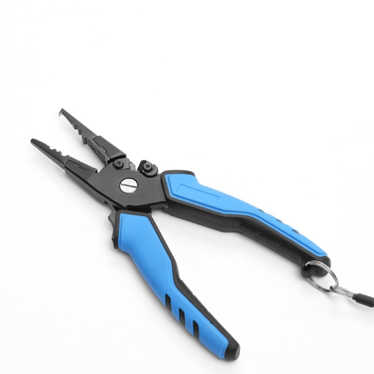 Skorter | Multifunctional Long Way Sub-Clamp Control Fish Pliers Fish Catcher(Luya Tongs (Blue))