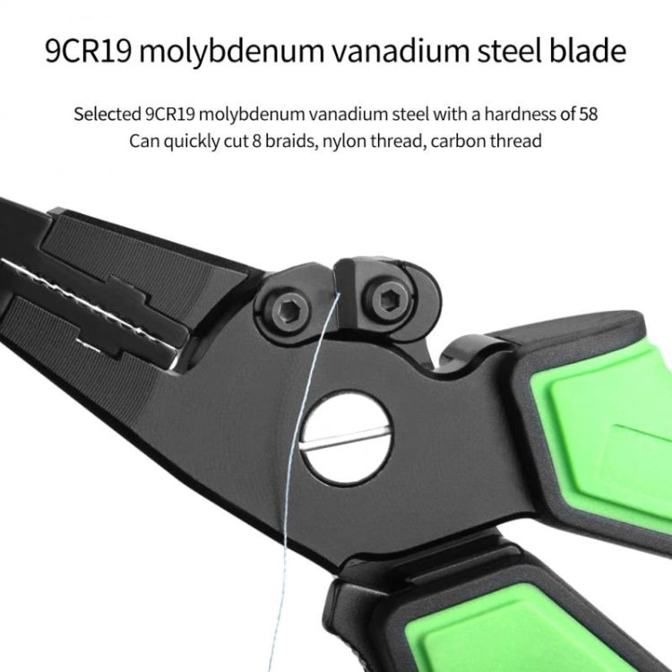 Skorter | Multifunctional Long Way Sub-Clamp Control Fish Pliers Fish Catcher(Luya Tongs (Grass Green))