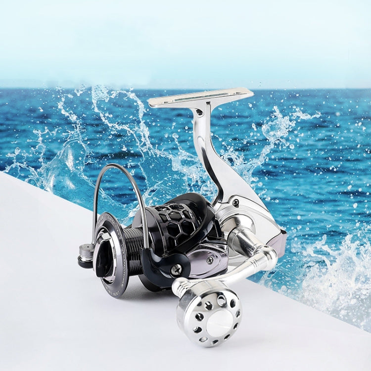 Skorter | 13-Axis Anti-Seawater Fishing Wheel Full Metal Spinning Wheel Iron Board Ship Fishing Wheel, Specification: 5000 Type
