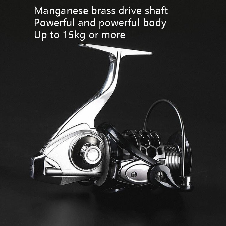 Skorter | 13-Axis Anti-Seawater Fishing Wheel Full Metal Spinning Wheel Iron Board Ship Fishing Wheel, Specification: 5000 Type