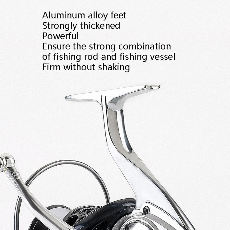 Skorter | 13-Axis Anti-Seawater Fishing Wheel Full Metal Spinning Wheel Iron Board Ship Fishing Wheel, Specification: 6000 Type