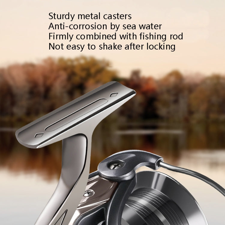 Skorter | All-Metal Non-Gap Far Casting Wheel Spin Wheel Oblique Anchor Fish Wheel, Specification: DS10000