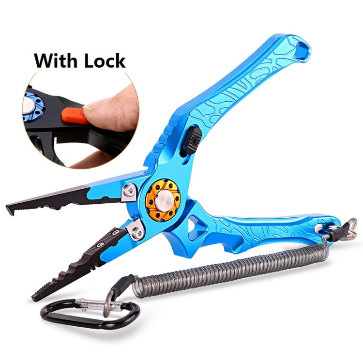 Skorter | Multifunctional Open-Loop Lead-Pressing Fishing Pliers With Lock(Red)