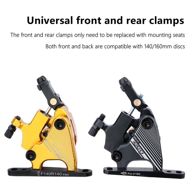 Skorter | 1 Pair IIIPRO Flat Mount Road Calipers Bilateral Brakes(Black)