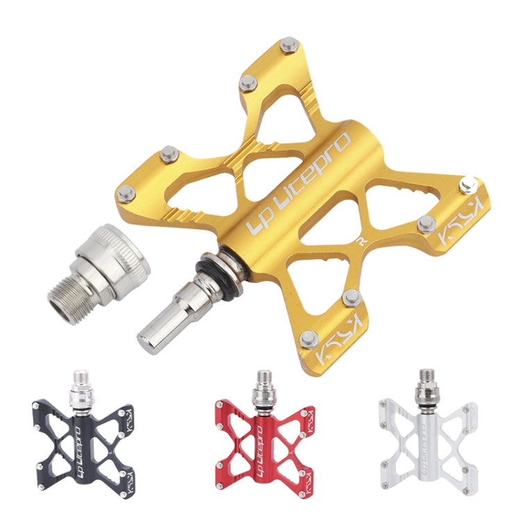 Skorter | LP LitePro K5 Folding Bkie Aluminum Alloy Bearin Pedals(Black)