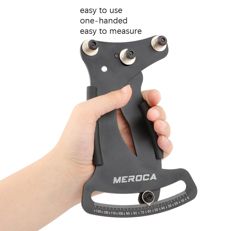 Skorter | MEROCA Bicycle Ring Calibration Tool Spoke Tension Tube Wheel Set Steel Wire, Color: Red+Wrench