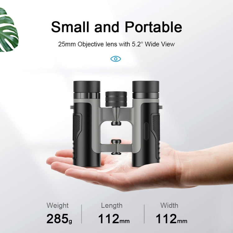 Skorter | APEXEL 10 x 25 Binoculars BAK4 Prism Zoom Telescope for Bird-watching Hunting Hiking(Black)