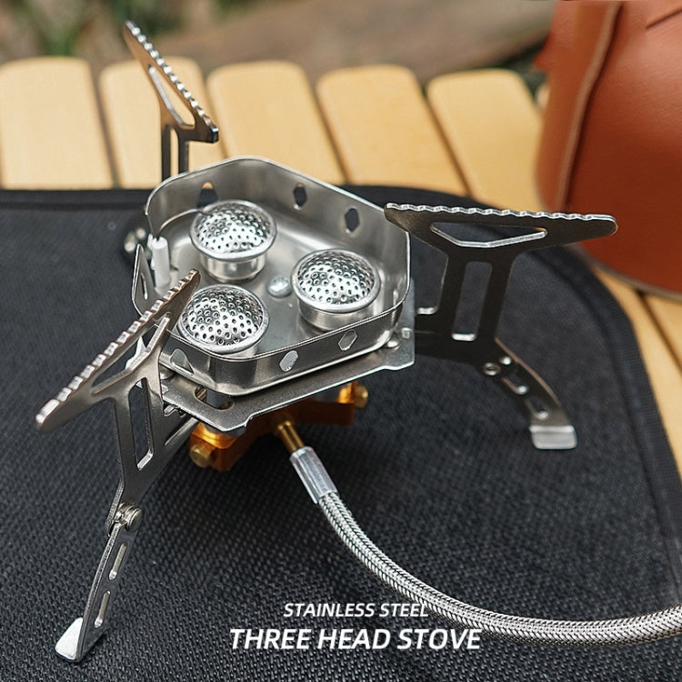 Skorter | Outdoor Portable Three-Head Stove Camping Windproof Stove