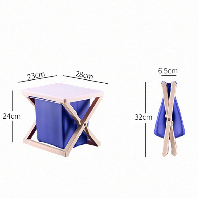 Skorter | Multipurpose Portable Folding Toilet with Cover Outdoor Travel Emergency Toilet(Pink)