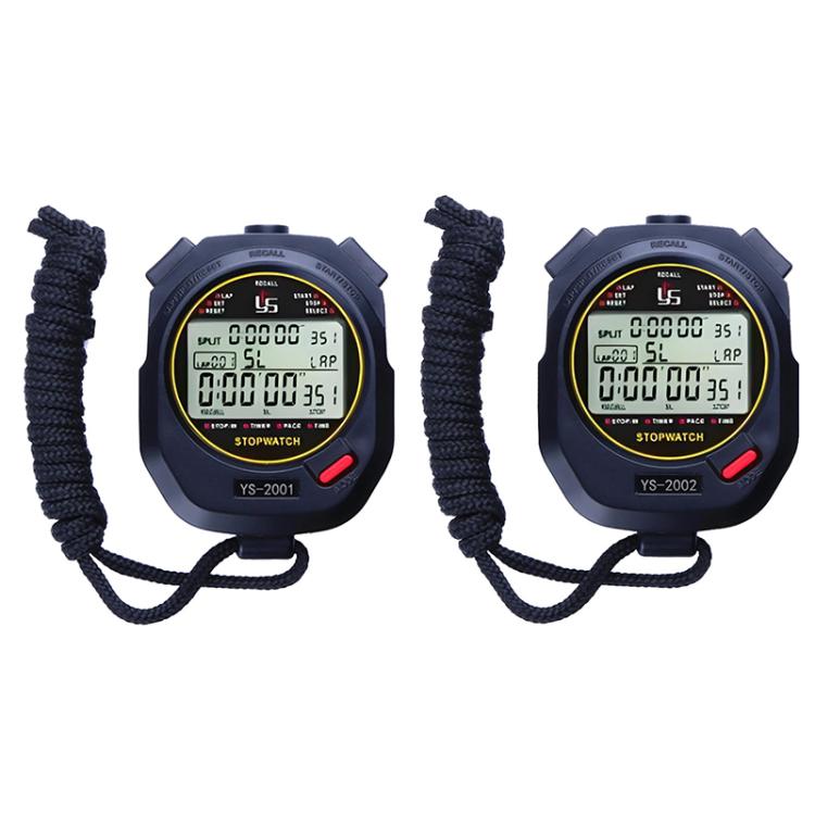 Skorter | YS Millisecond Stopwatch Timer Running Training Referee Stopwatch, Style: YS2002 200 Memory