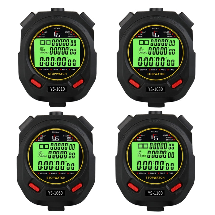 Skorter | YS 3 Rows Display Luminous Stopwatch Timer Training Referee Stopwatch, Style: YS-1030 30 Memories