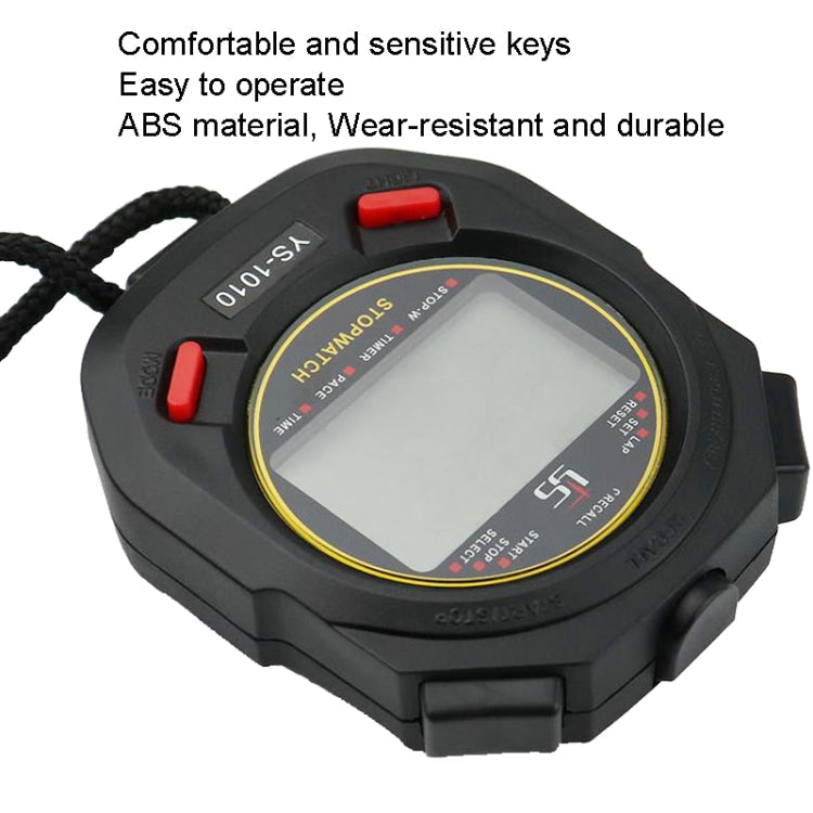 Skorter | YS 3 Rows Display Luminous Stopwatch Timer Training Referee Stopwatch, Style: YS-1100 100 Memories