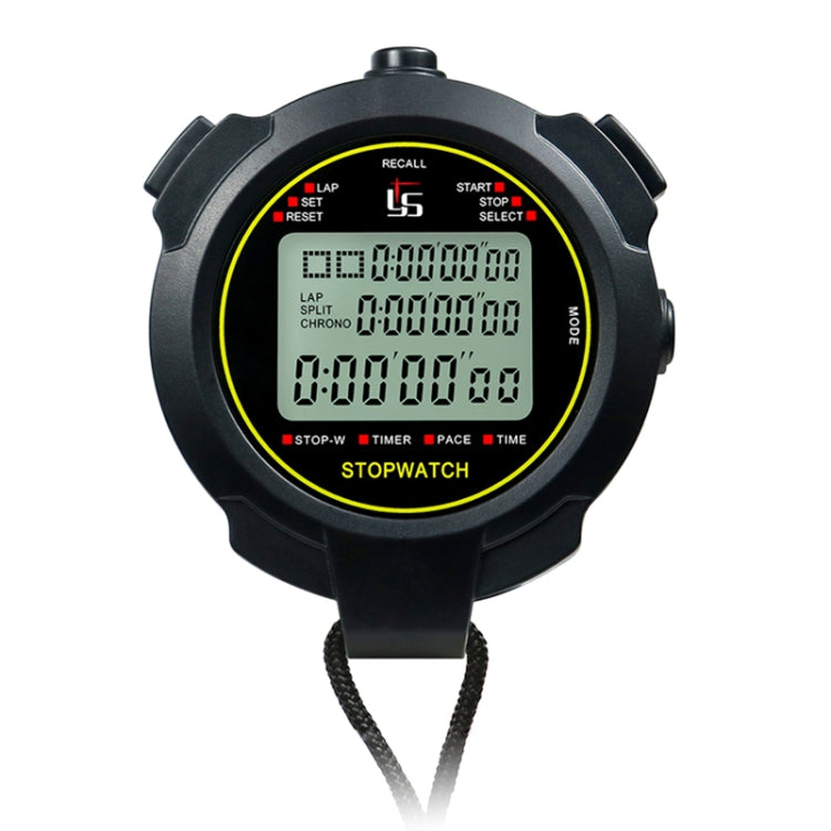Skorter | YS Stopwatch Timer Training Fitness Competition Stopwatch, Style: YS-7100 100 Memories(Black)