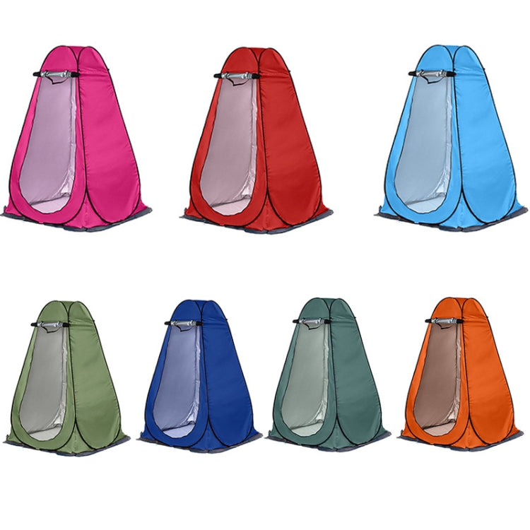 Skorter | Outdoor Camping Toilet Changing Tent Automatic Shower Bathing Tent, Style: Single Person(Green)