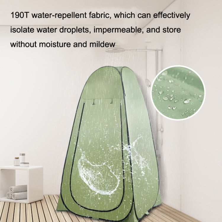 Skorter | Outdoor Camping Toilet Changing Tent Automatic Shower Bathing Tent, Style: Single Person(Green)