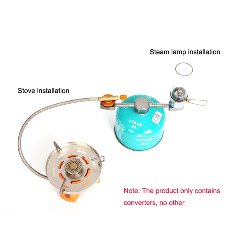 Skorter | 2 In 1 Outdoor Camping Aluminum Alloy Gas Tank Conversion Head Tool