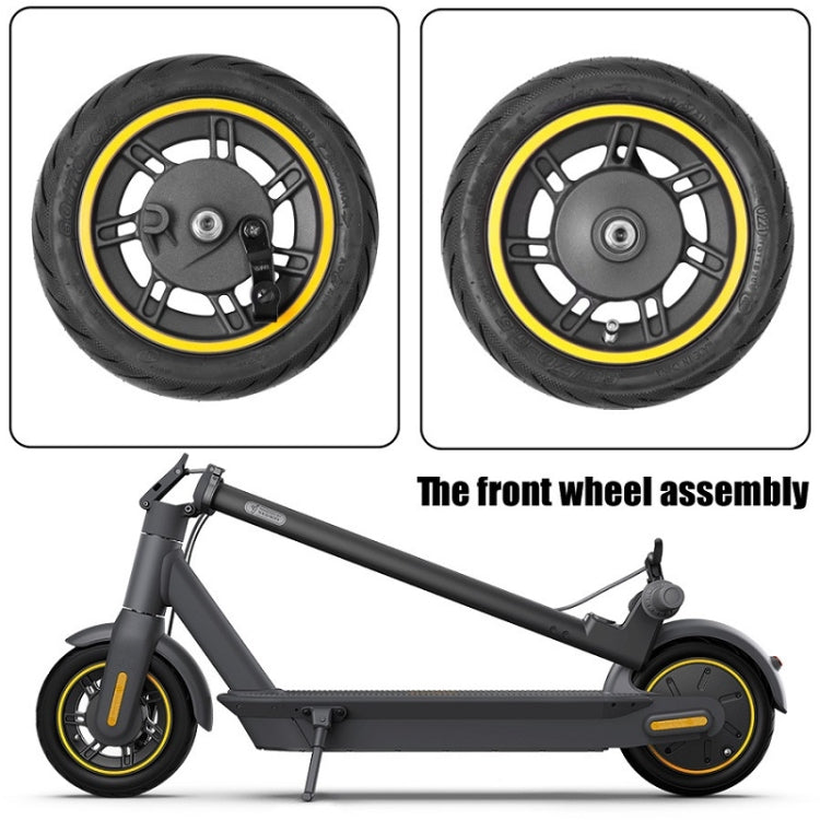 Skorter | 10 inch Electric Scooter Front Wheel Tubeless For Ninebot MAX G30(Yellow)
