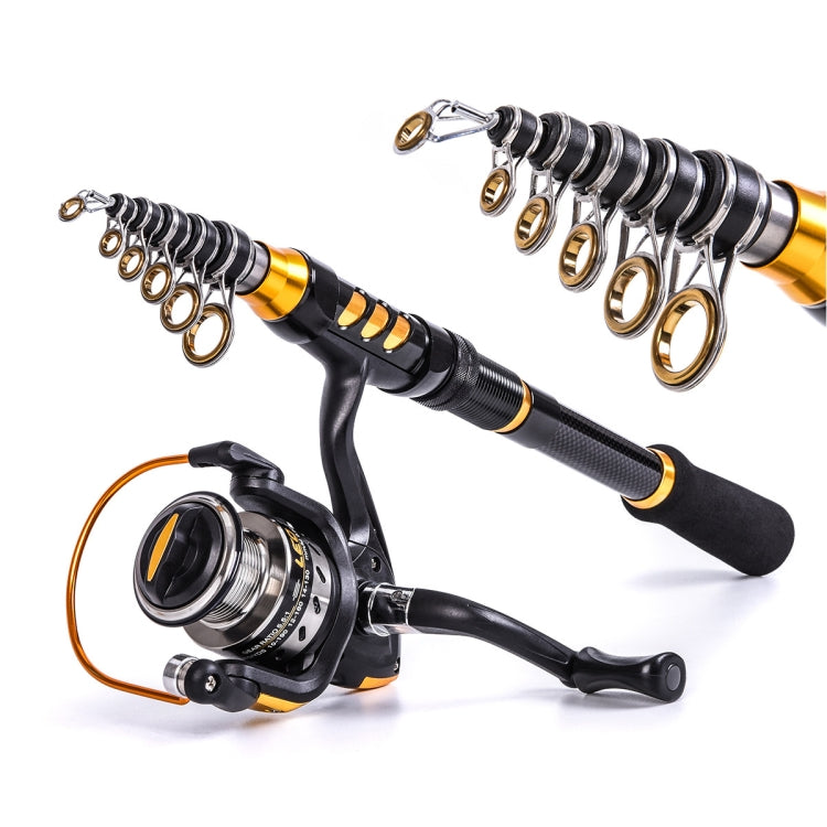 Skorter | LEO 28004 Short Carbon Sea Pole Mini Road Fishing Rod Fishing Gear, Length: 210cm