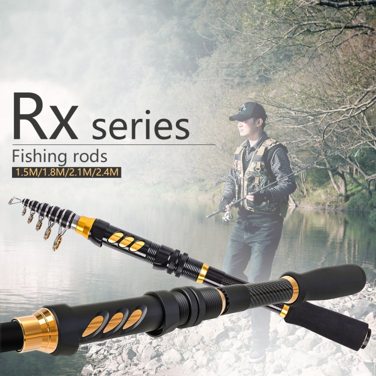 Skorter | LEO 28004 Short Carbon Sea Pole Mini Road Fishing Rod Fishing Gear, Length: 210cm