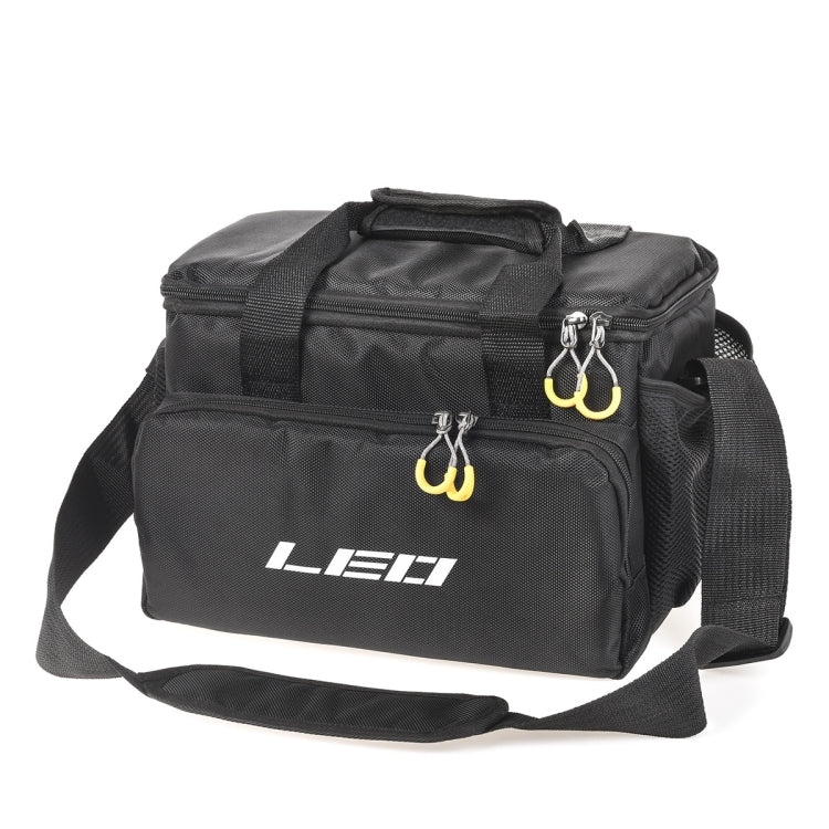 Skorter | LEO 28048 Thickening Square Road Sub Bag Bait Wheel Fishing Gear Bag(Black)