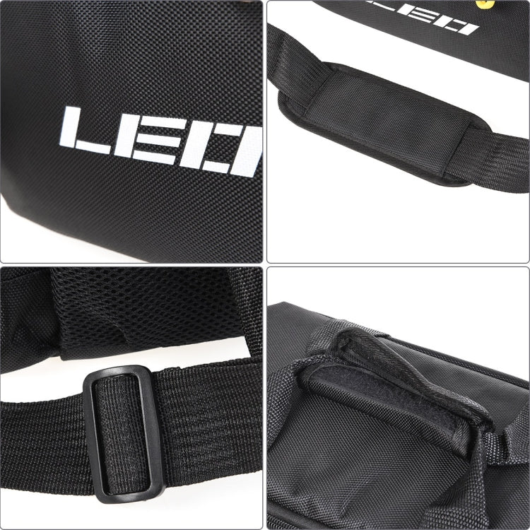 Skorter | LEO 28048 Thickening Square Road Sub Bag Bait Wheel Fishing Gear Bag(Black)