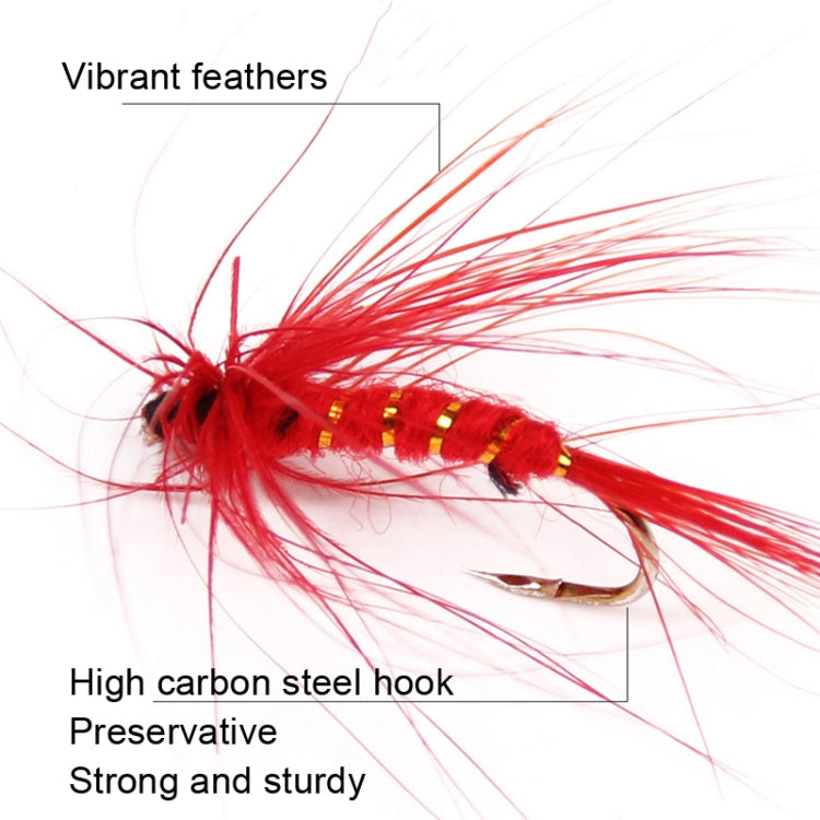 Skorter | 100 PCS / Set Bionic Fly Hook Lure Bait Hook Fishing Gear