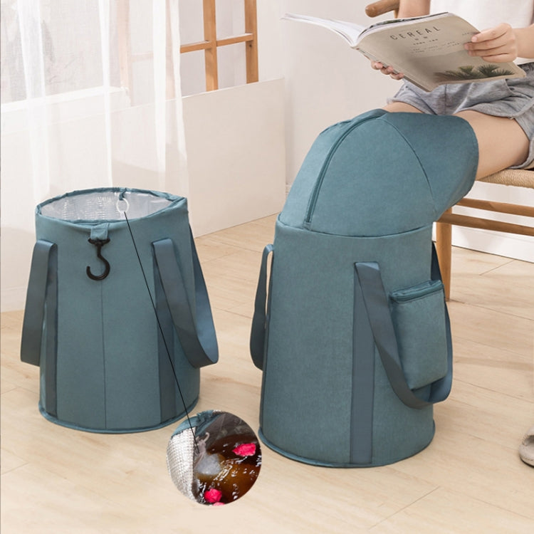 Skorter | Foldable Foot Bath Bucket Knee Foot Tub Portable Bath Bag For Travel Camping(Pink)