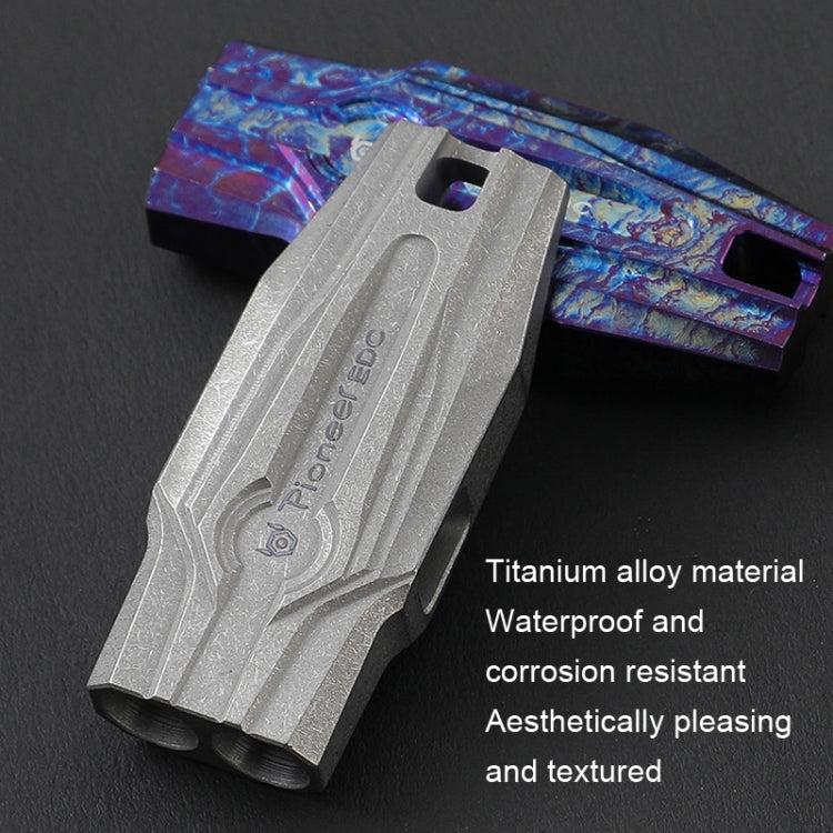 Skorter | KS014 Dual Tube Outdoor Survival Referee Training High Frequency Whistle, Color: Stonewash