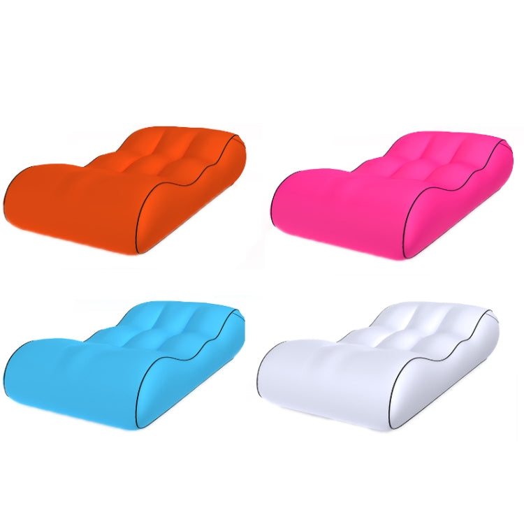 Skorter | 1832B Outdoor Portable One-Touch Automatic Inflatable Sofa Foldable Seat(Sky Blue)