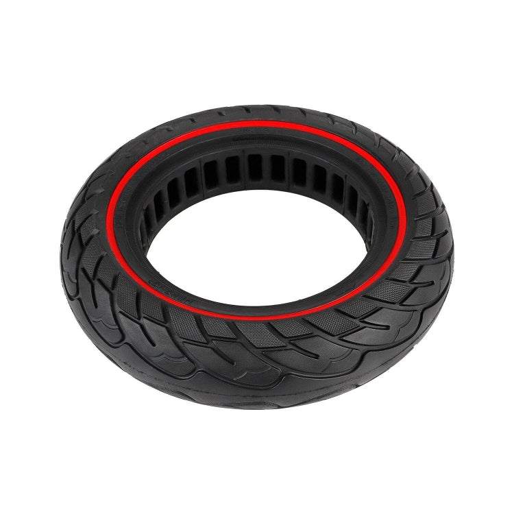 Skorter | For Ninebot Max G30 10 X 2.5 Inch (60/70-6.5) Scooter Solid Rubber Tire Red Line