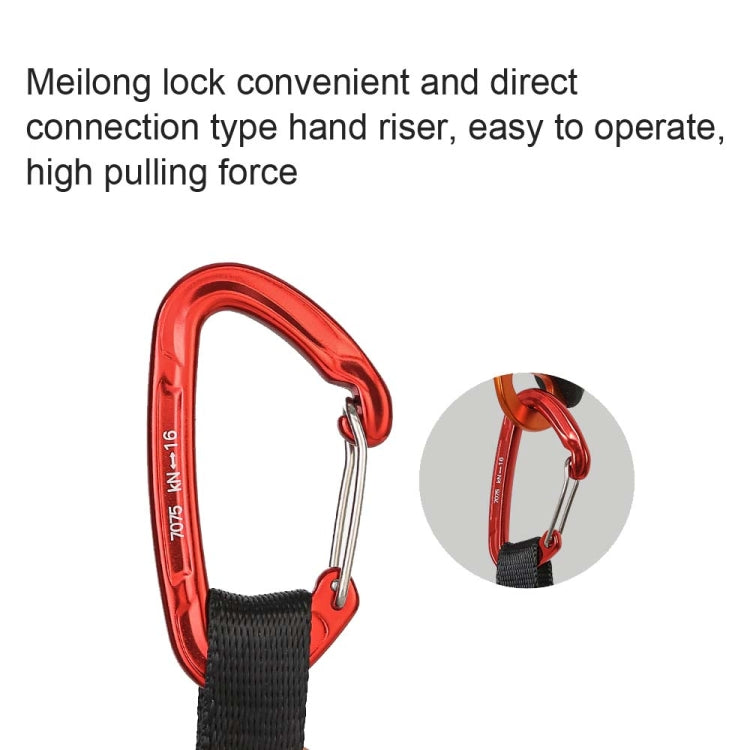 Skorter | XINDA Rock Climb Mountaineering Equipment Polyester Climbing Foot Padel Belt Ascending Device Band(Adjustable 80-133cm)