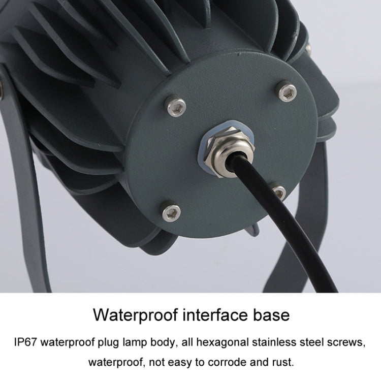 Skorter | COB LED Outdoor Floodlight – Waterproof Adjustable Spotlight for Gardens, Billboards & Exterior Lighting (7 Colours, 20W)