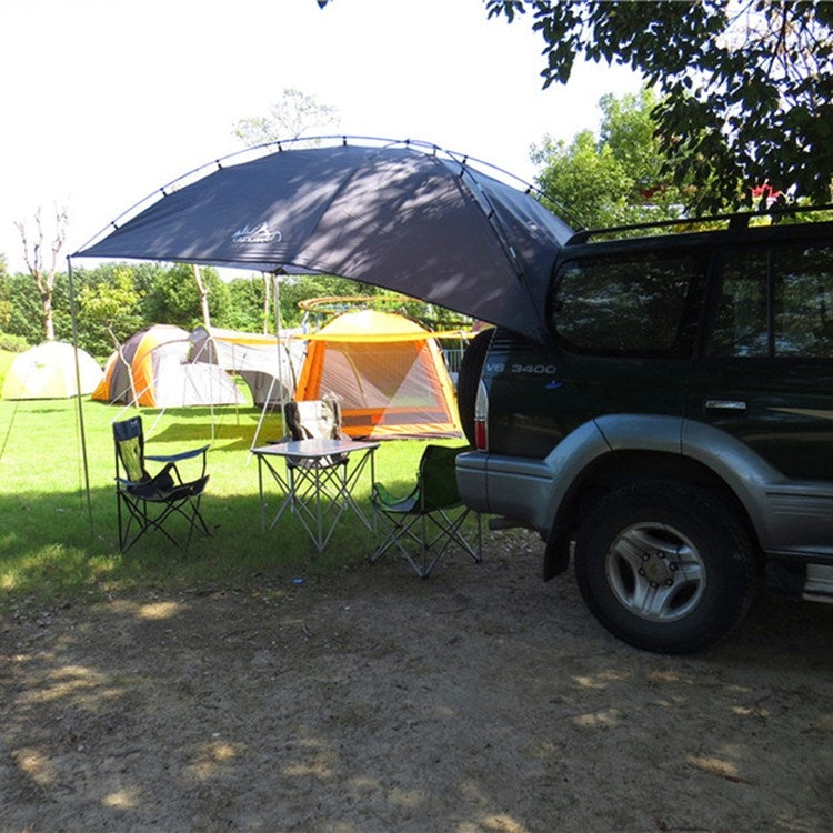 Skorter | Laputa Outdoor Self-driving Barbecue Camping Vehicle Tail Car Side Tent, Color:Silver Coated